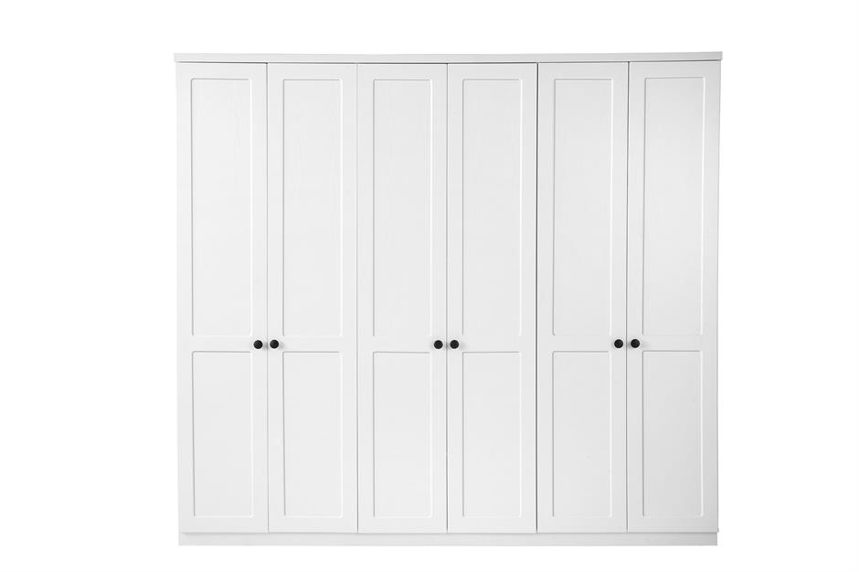 New Line %100 MDF 6 Kapaklı Modern Dolap