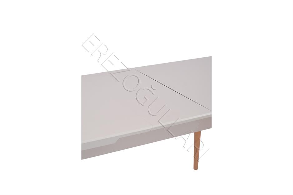 Norte Kum Beji Lak Panel Mdf Mutfak Masa Takımı 80x130