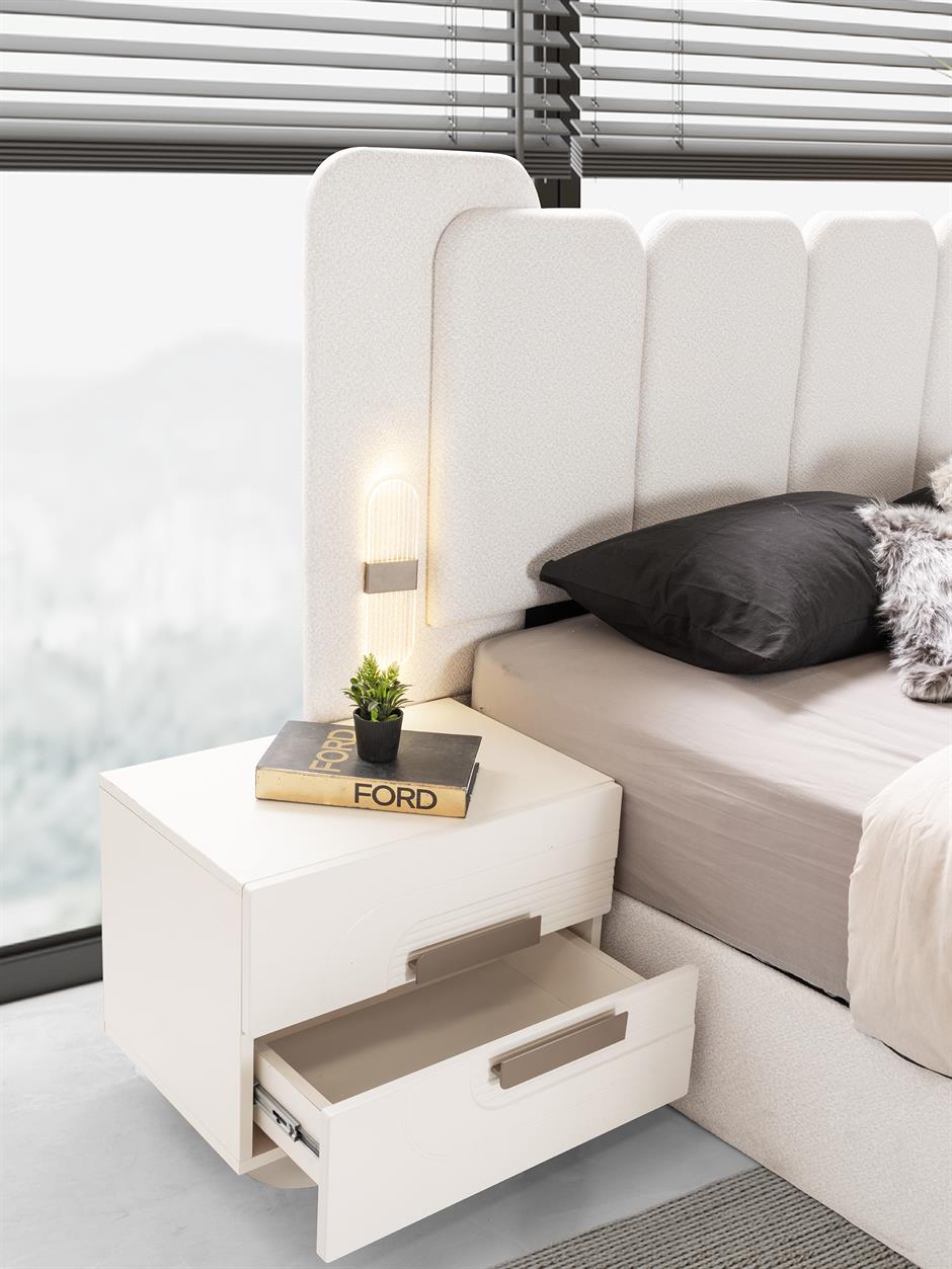 Nova %100 MDF 6 Kapaklı Modern Yatak Odası Takımı Başlıklı