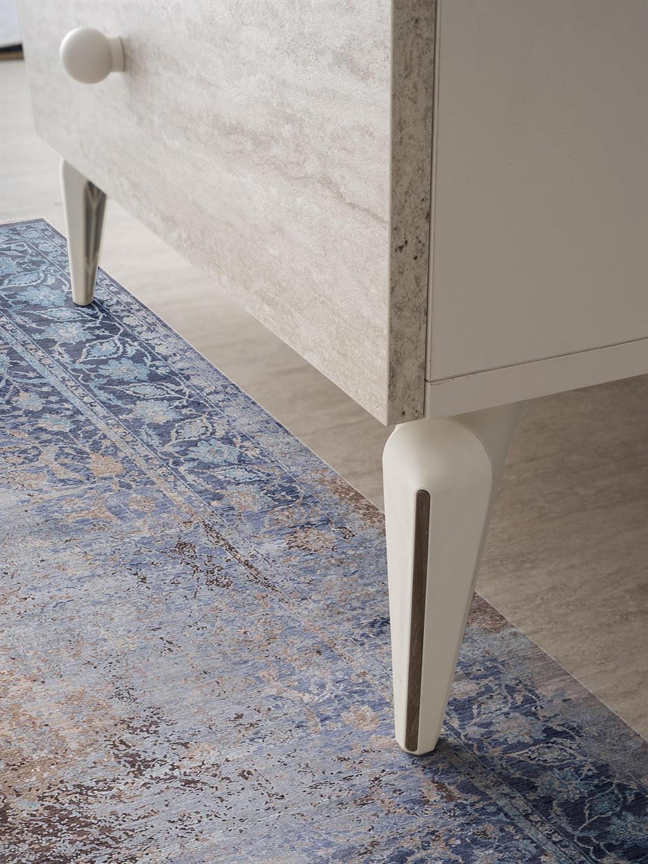 Petra 2 Kapaklı Aynalı Elbise Dolabı Gardrop 120x55x200 