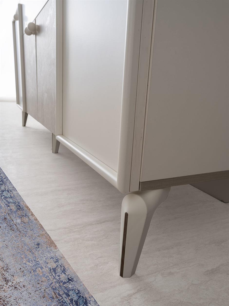 Petra Çekmeceli Dolaplı Aynasız Büfe Konsol 180x48x78cm