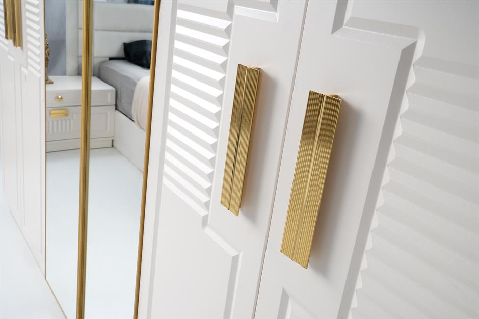 Petras %100 MDF 6 Kapaklı Modern Dolap