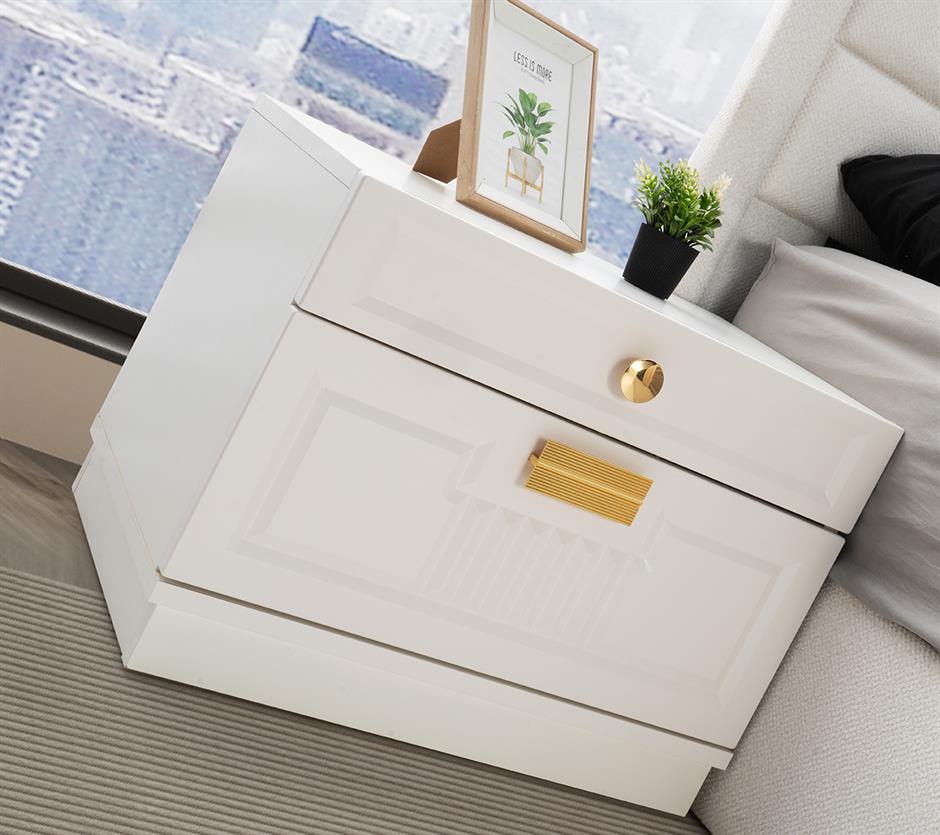Petras %100 MDF 6 Kapaklı Modern Yatak Odası Takımı Başlıklı