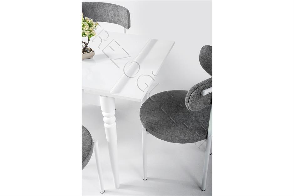 Pınar Alfa Açılır Mutfak Masa Sandalye Takımı 70x80