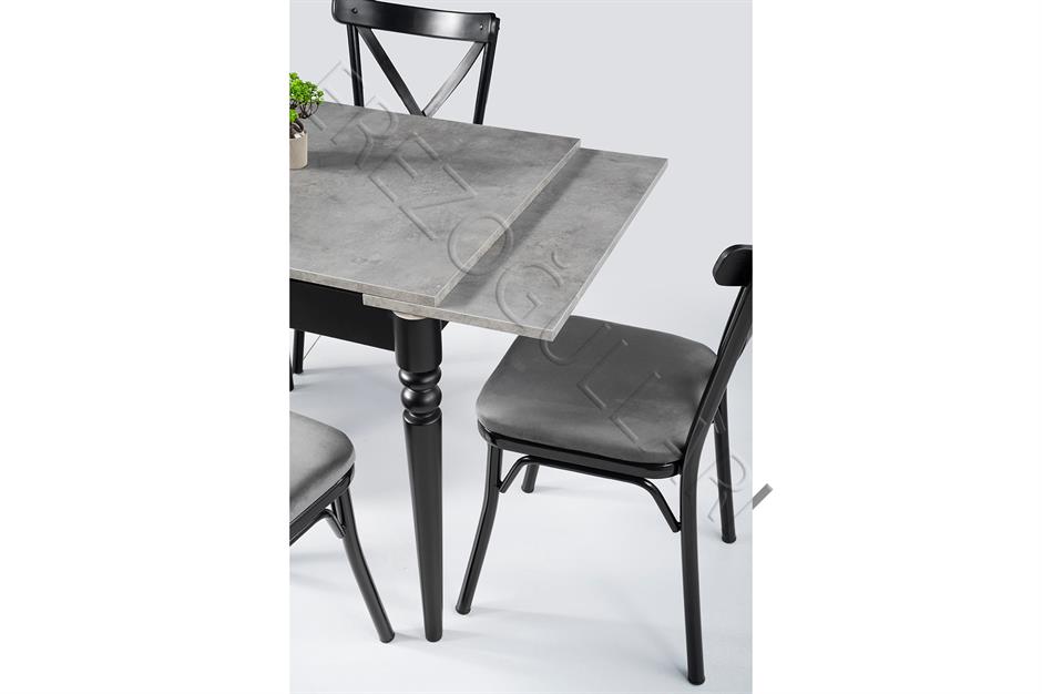 Pınar Bahar Açılır Mutfak Masa Sandalye Takımı 70x80