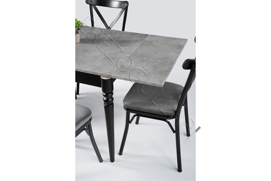 Pınar Bahar Açılır Mutfak Masa Sandalye Takımı 70x80