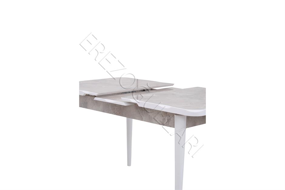 Rambla Mdf Açılır Lak Panel Mutfak Masa Sandalye Takımı 80*130cm