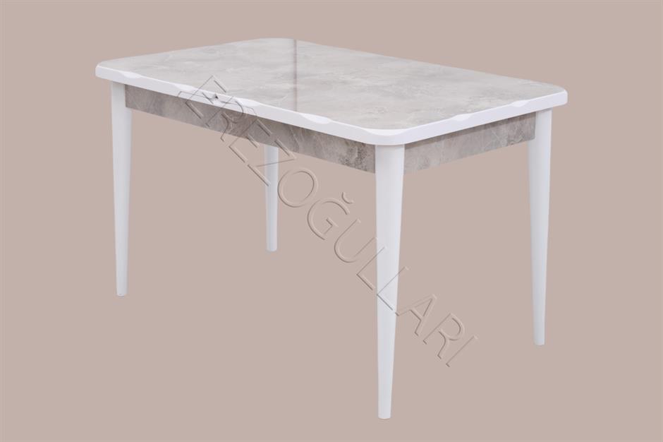 Rambla Mdf Açılır Lak Panel Mutfak Masa Sandalye Takımı 80*130cm