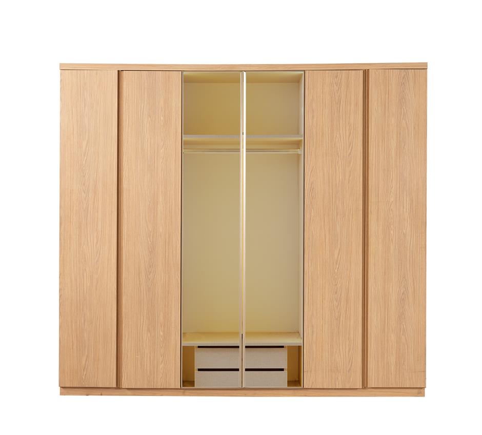 Rani %100 MDF 6 Kapaklı Modern Dolap