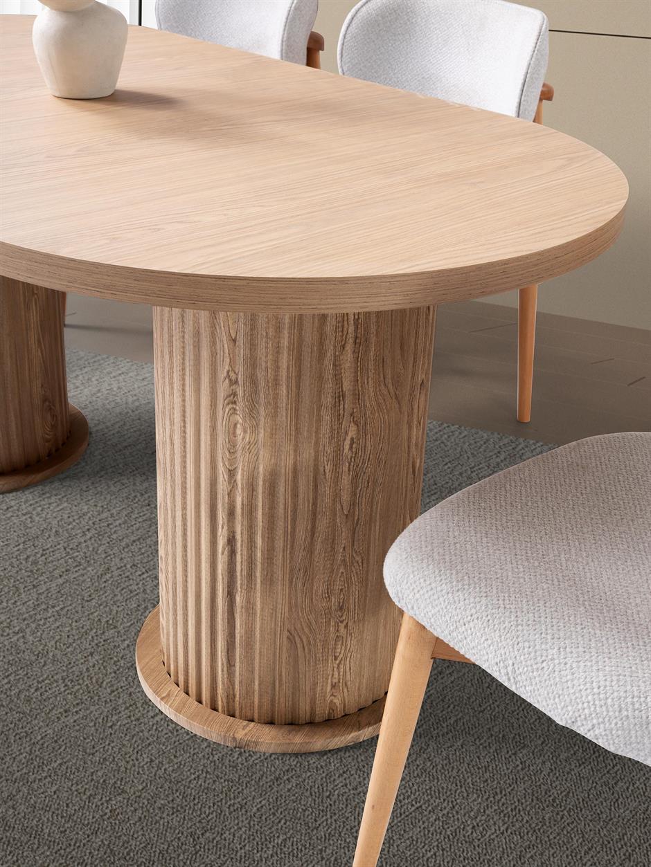 Rani %100 MDF Modern Bohem Yemek Odası Takımı