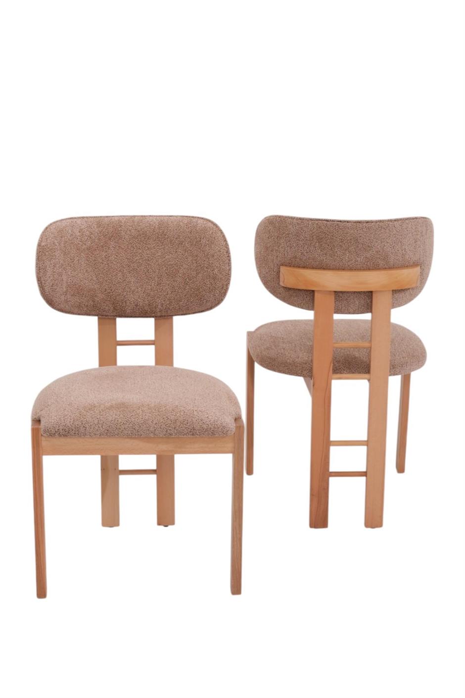 Rodi Ahşap Boyalı Yemek Sandalyesi 2 Li Set