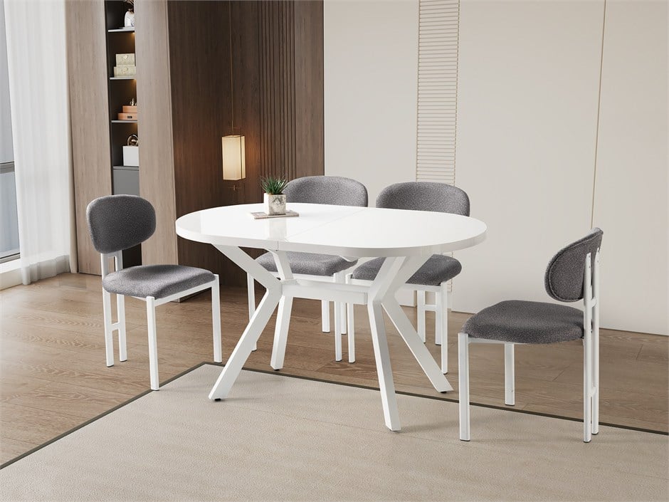 Star Lak Panel Mutfak Masa Sandalye Takımı 82x138