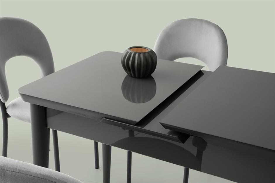Tekno Hilal MDF Açılır Mutfak Masa Sandalye Takımı 60x100 
