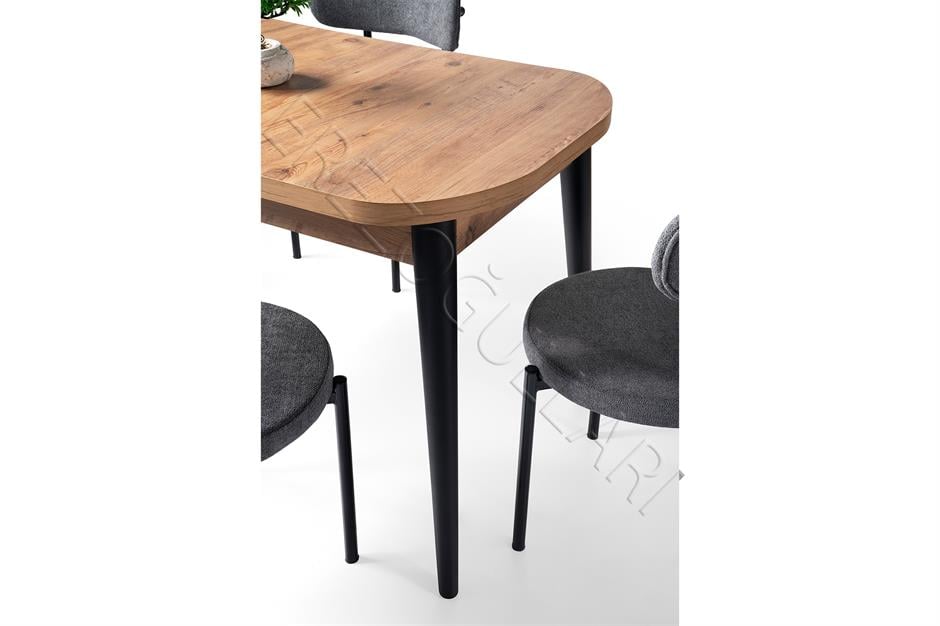 Venüs Alfa MDF Mutfak Masa 6 Lı Sandalye Takımı 80x130 
