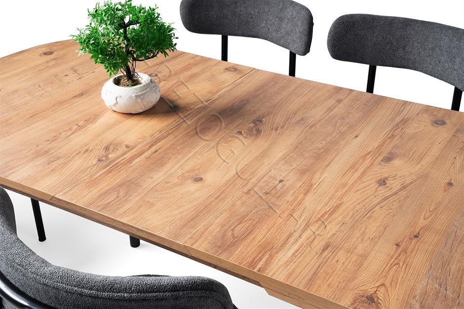 Venüs Alfa MDF Mutfak Masa 6 Lı Sandalye Takımı 80x130 