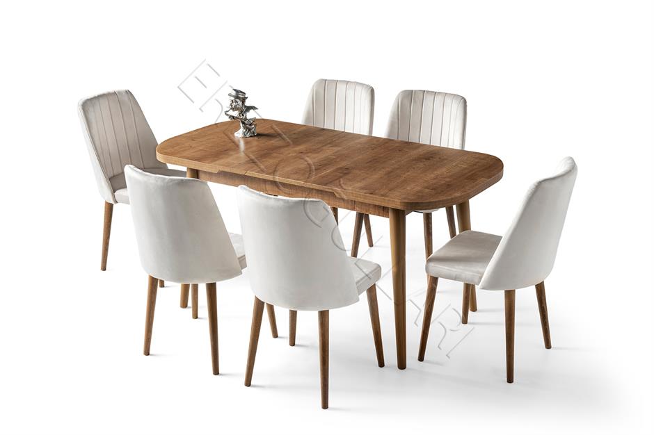 Venüs Milano MDF Mutfak Masa Sandalye Takımı 80x130 