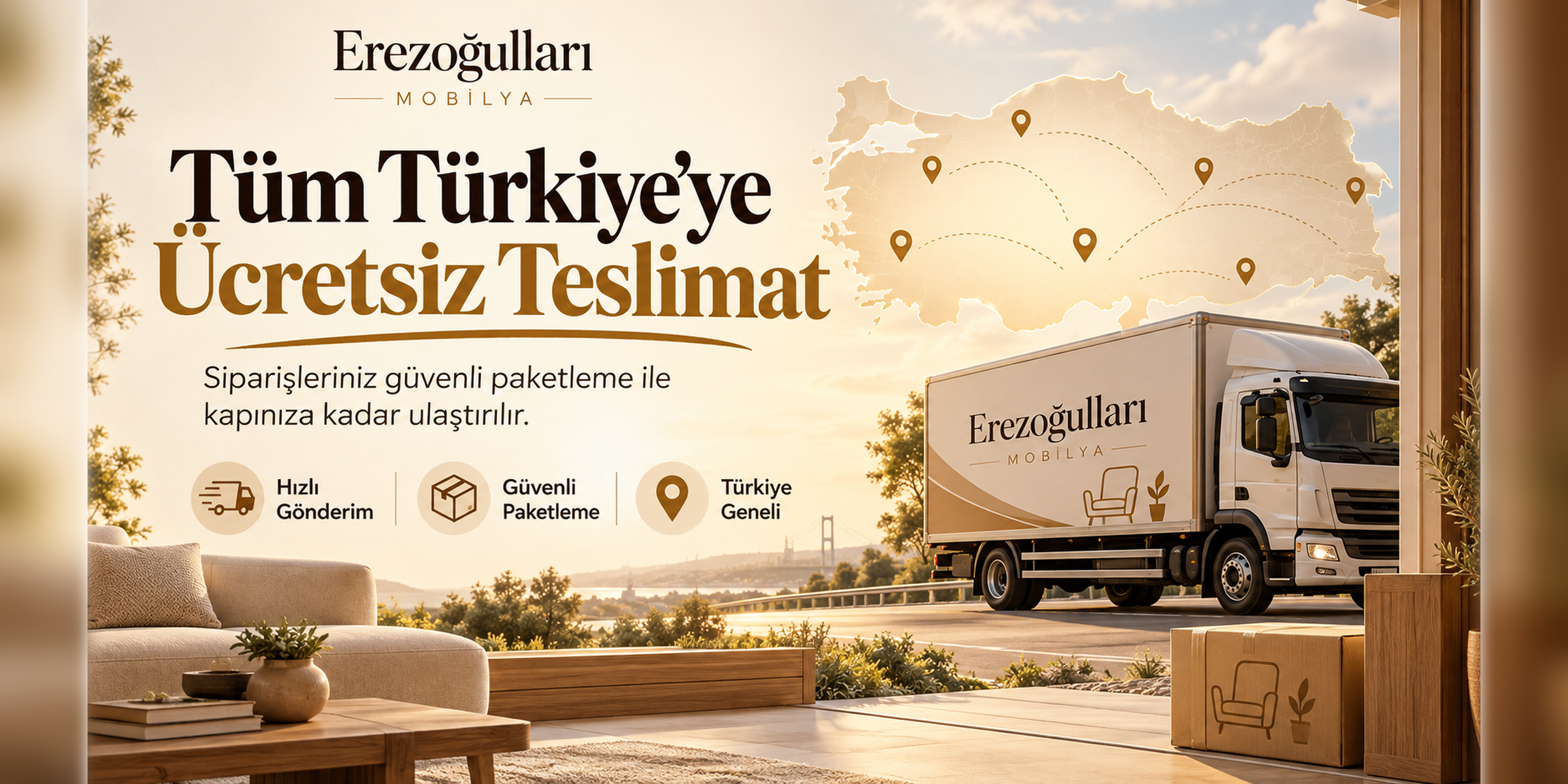 Tüm Türkiye'ye Ücretsiz Teslimat
