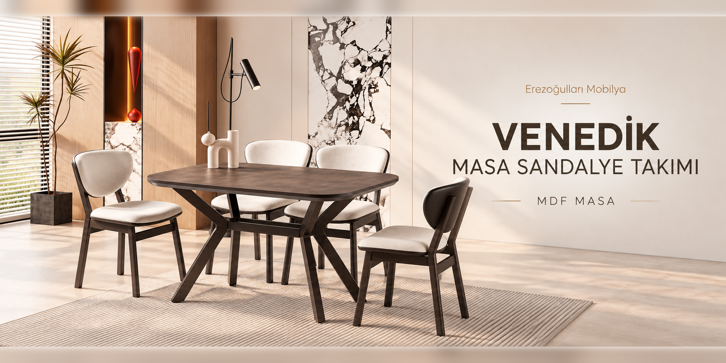Venedik Masa Sandalye Takımı