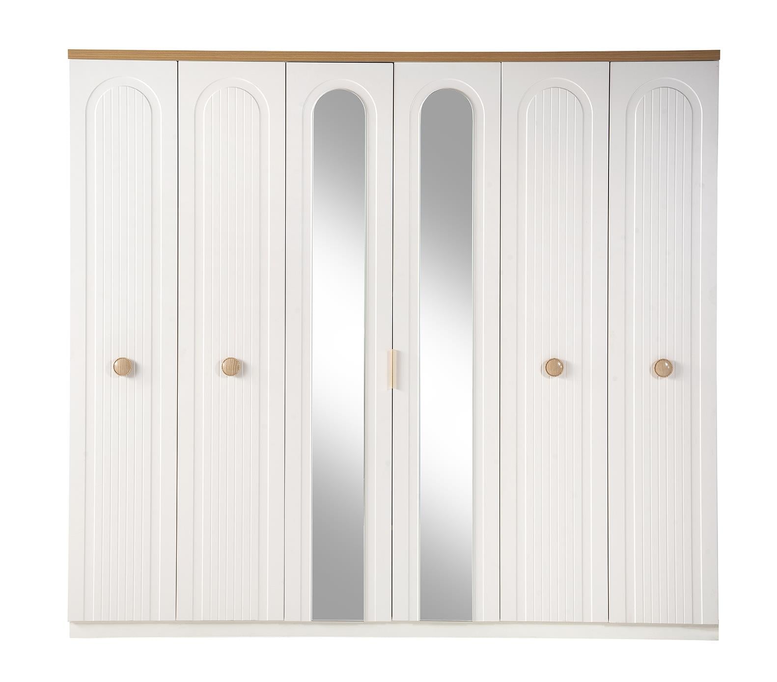Aren %100 MDF 6 Kapaklı Modern Dolap