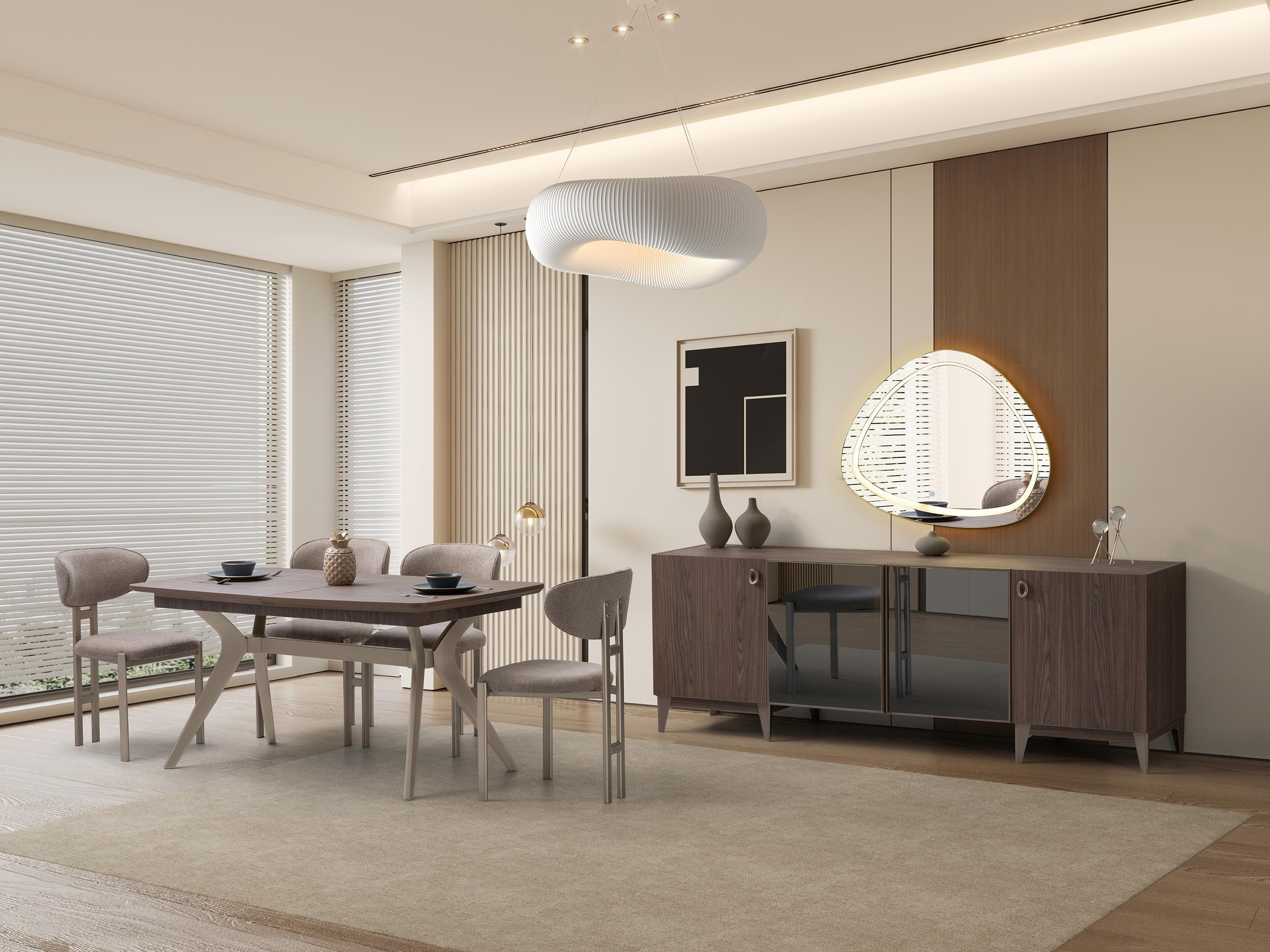Bergamo Modern Yemek Odası Takımı  
