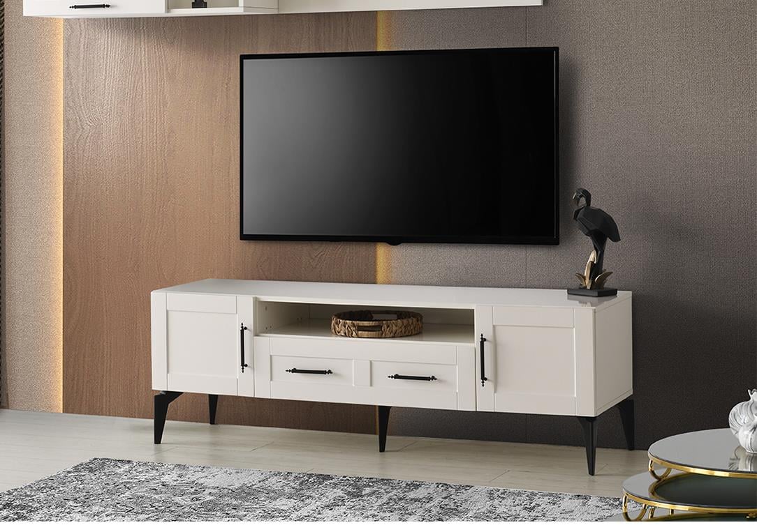 Çakıl MDF Modern Çekmeceli Tv Sehpası 160cm