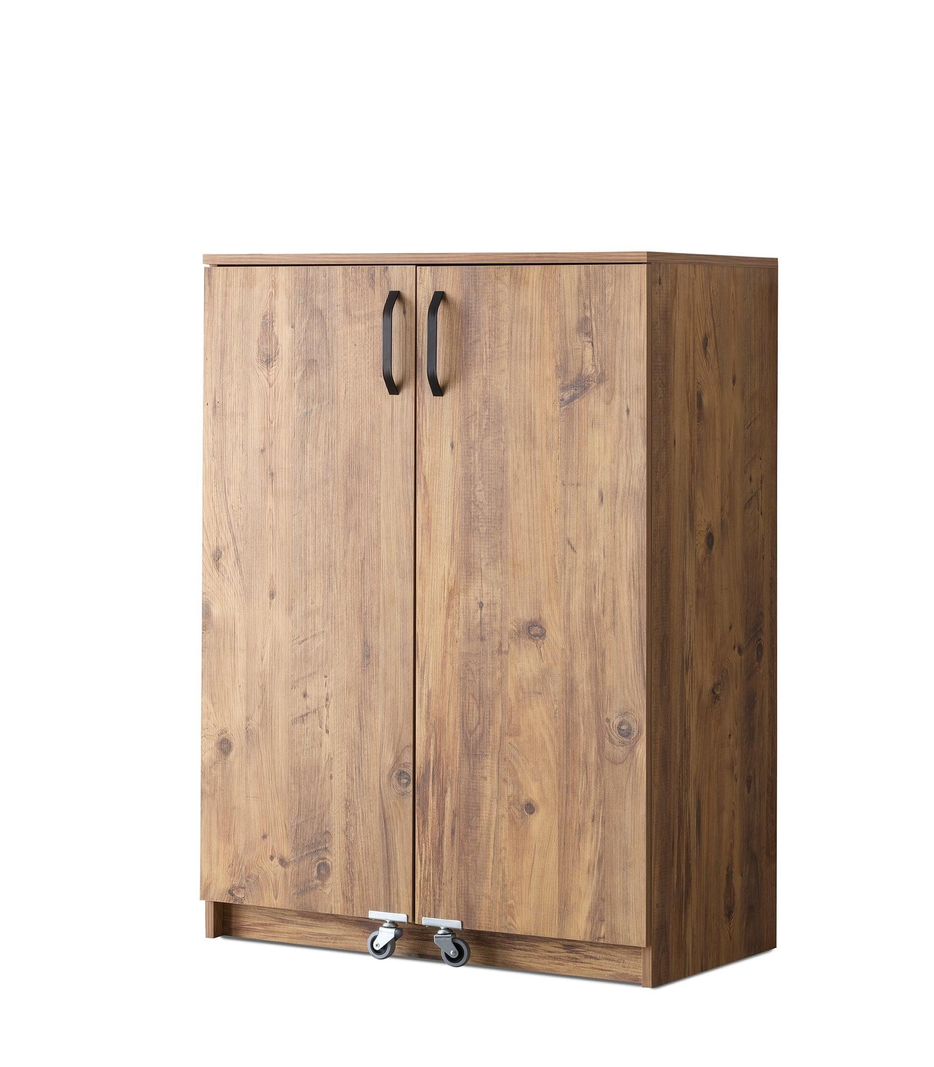 Çok Amaçlı 2 Kapaklı Mutfak Erzak Kiler Dolabı 80x52x120cm