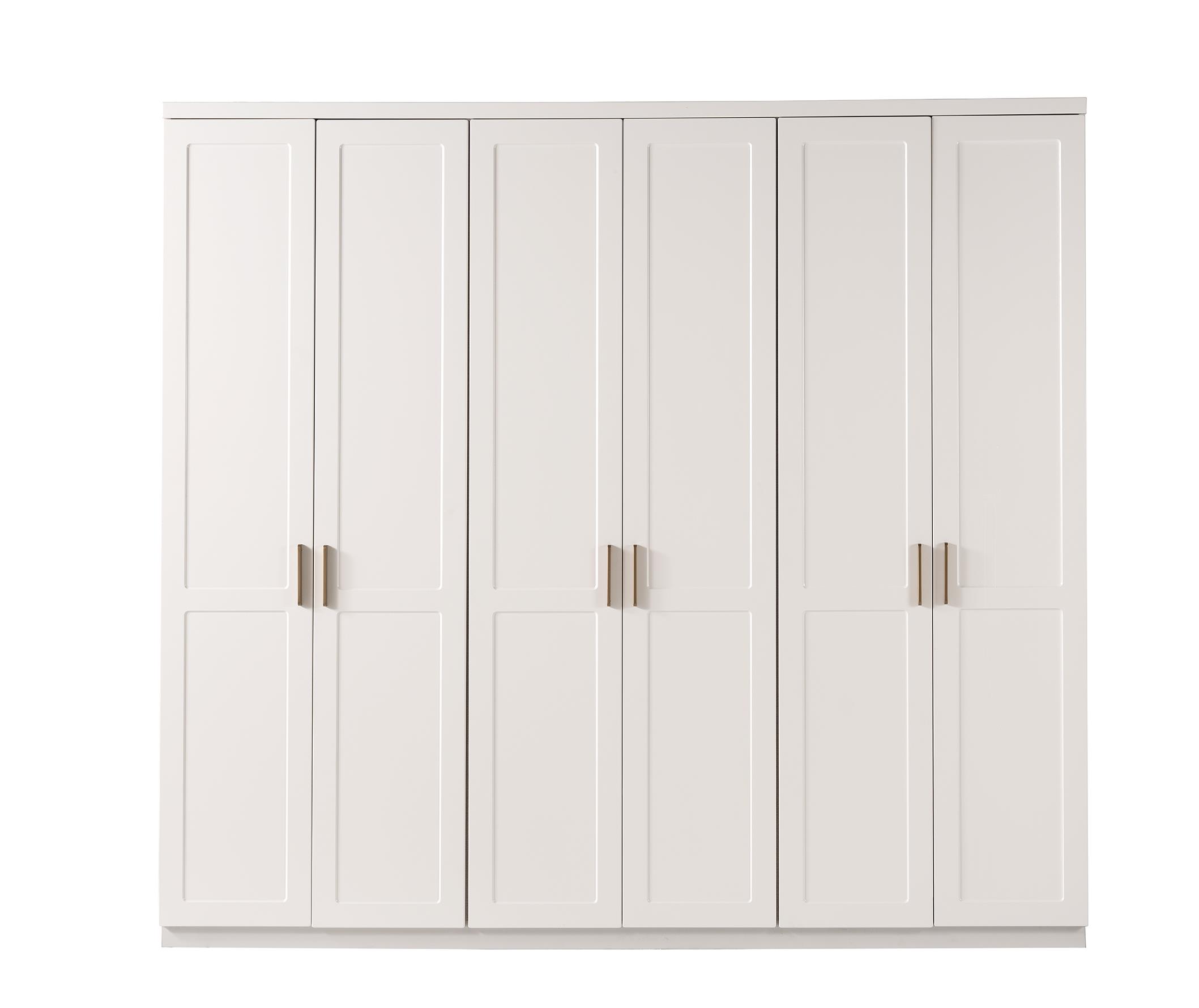 Liora %100 MDF 6 Kapaklı Modern Dolap