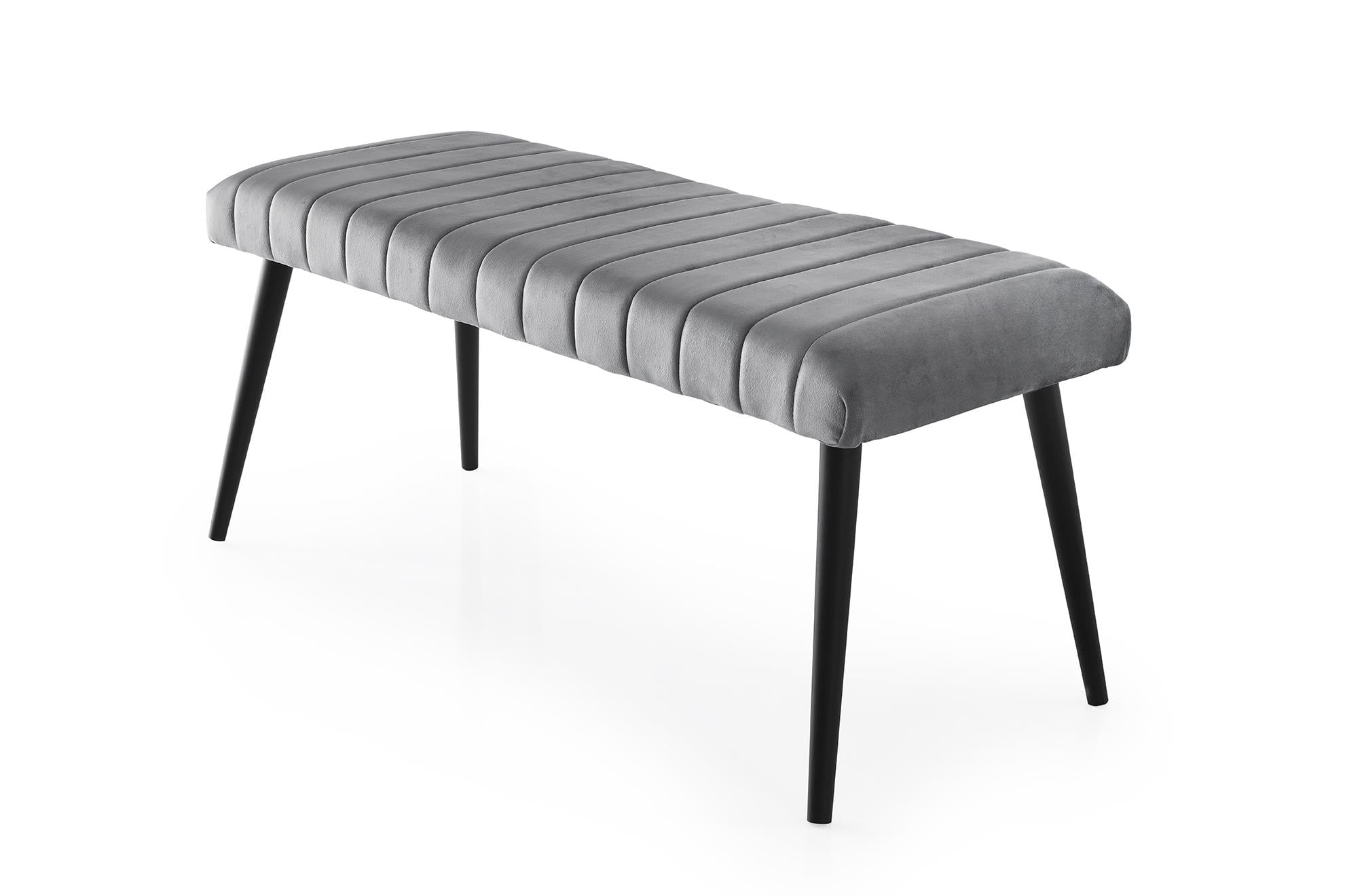 Mutfak Bank Bench Oturma Markiz 95cm Gri/antrasit Kumaş