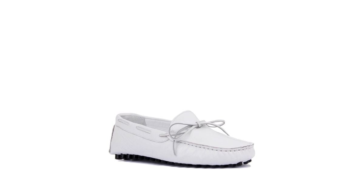 Beyaz Erkek Loafer