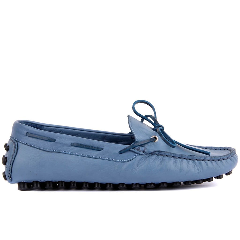 Sail Lakers - Kot Mavi Deri Erkek Loafer
