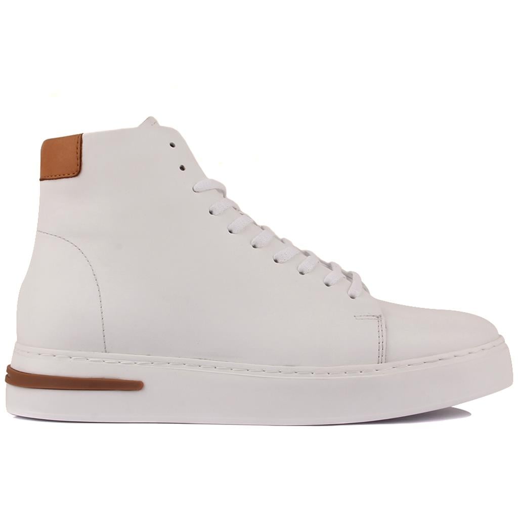 Sail Lakers - Beyaz Deri Bağcıklı Erkek Sneaker