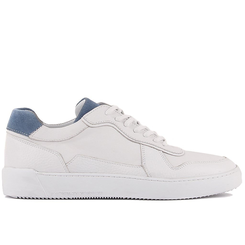 Sail Lakers - Beyaz Deri Bağcıklı Erkek Sneaker