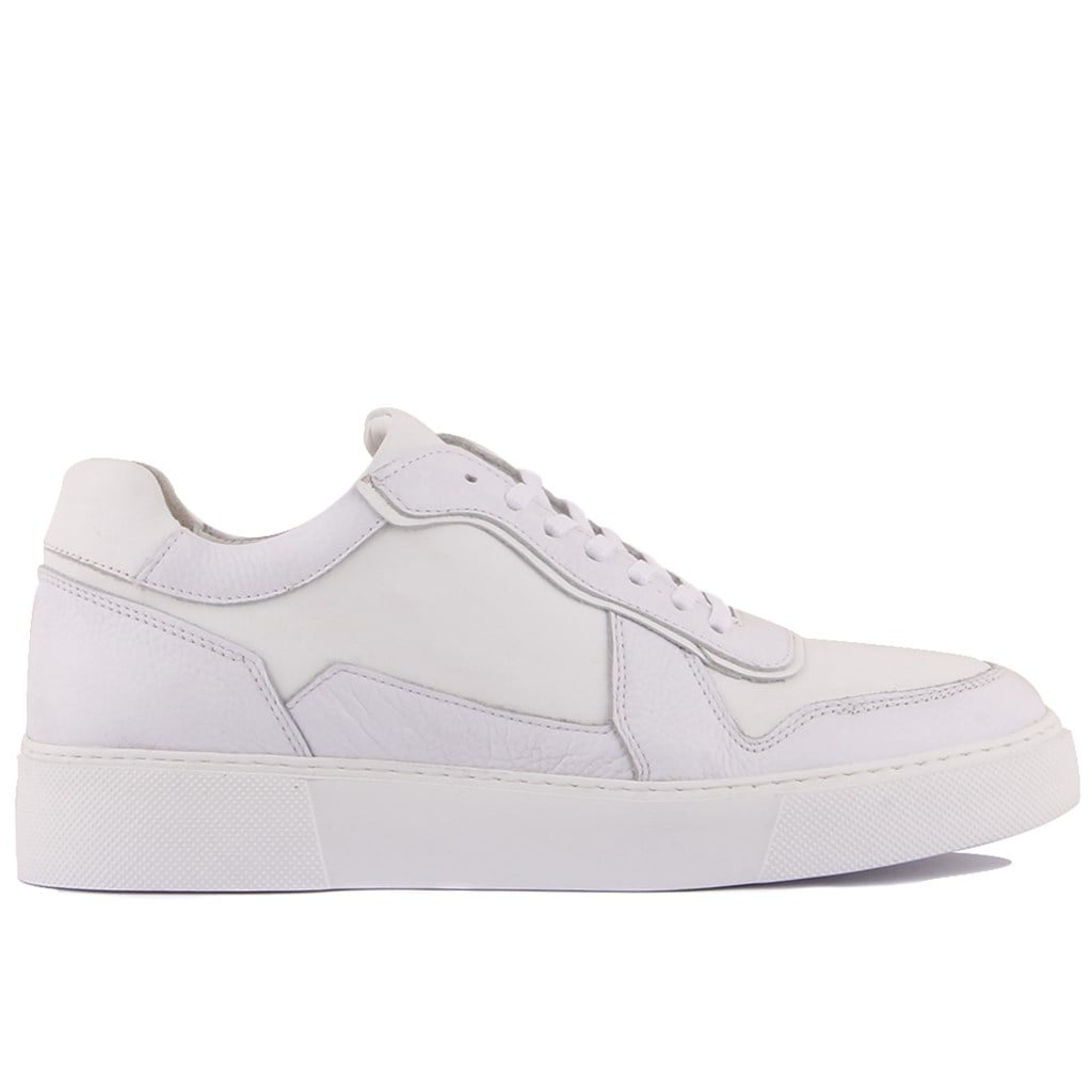 Sail Lakers - Beyaz Deri Bağcıklı Erkek Sneaker