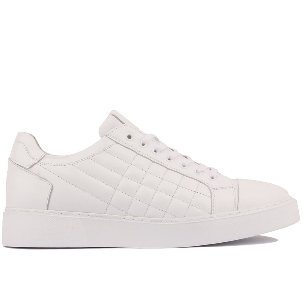 Sail Lakers - Beyaz Deri Bağcıklı Erkek Sneaker