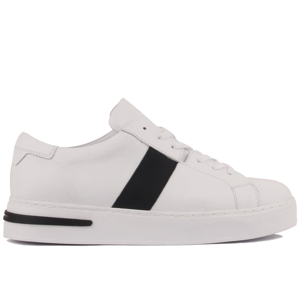 Sail Lakers - Beyaz Deri Bağcıklı Erkek Sneaker