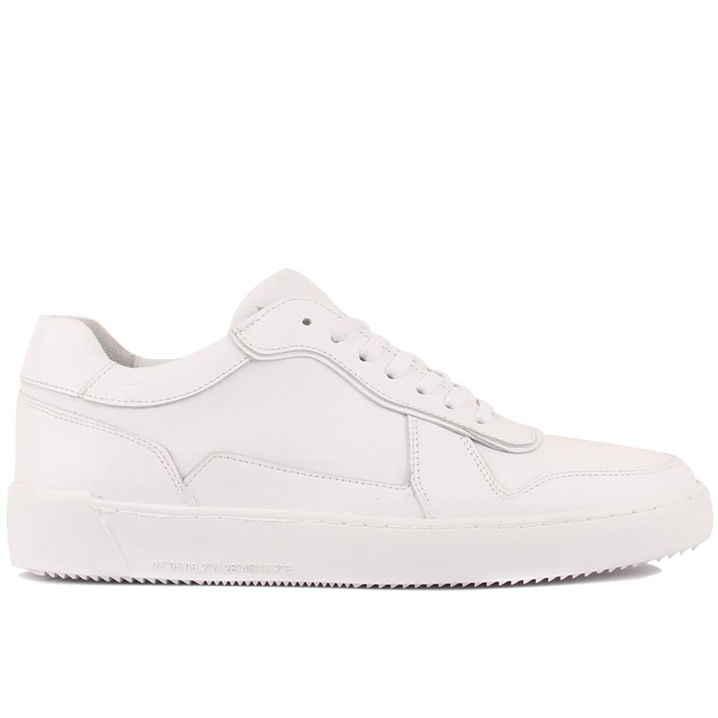 Sail Lakers - Beyaz Deri Bağcıklı Erkek Sneaker