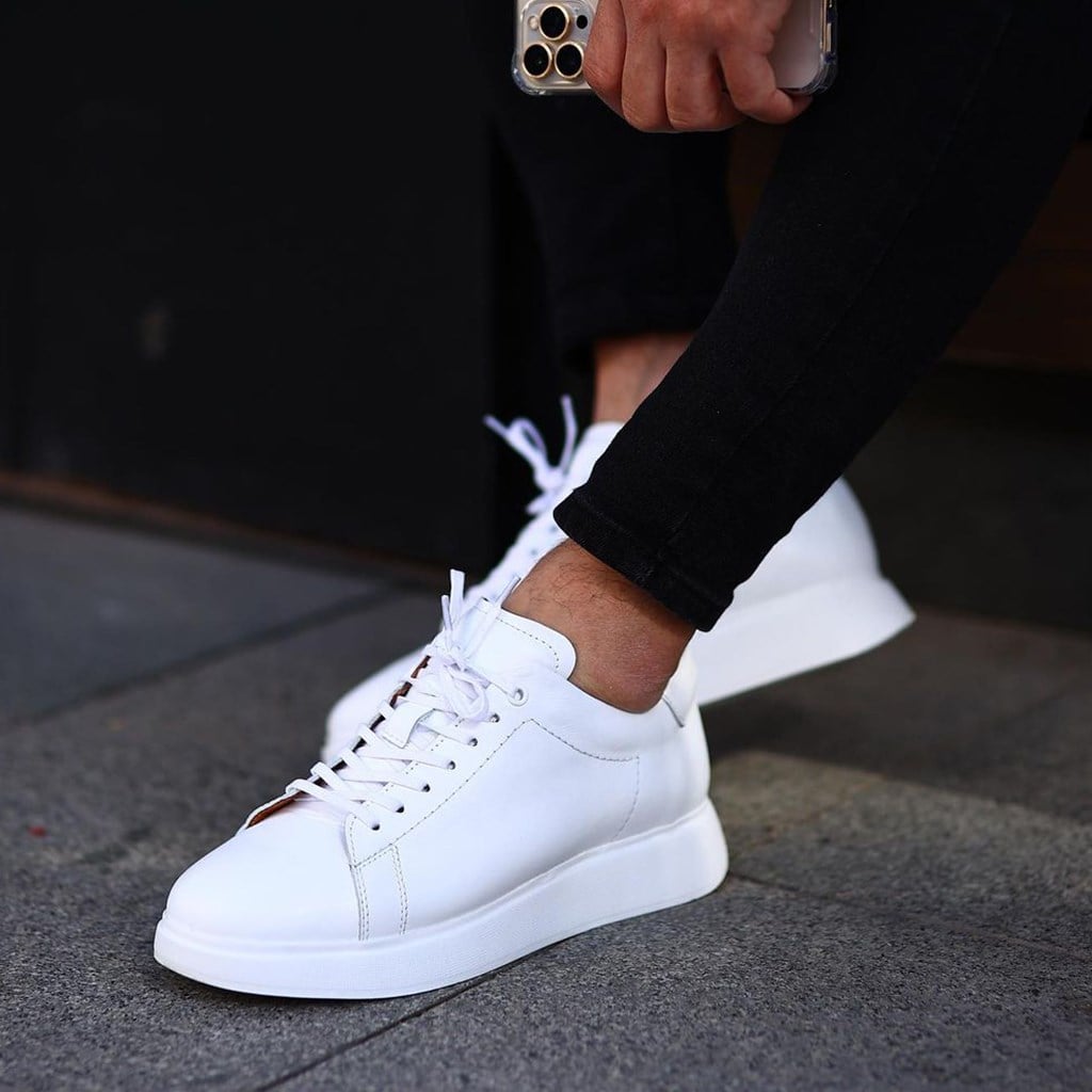 Sail Lakers - Beyaz Deri Erkek Sneaker