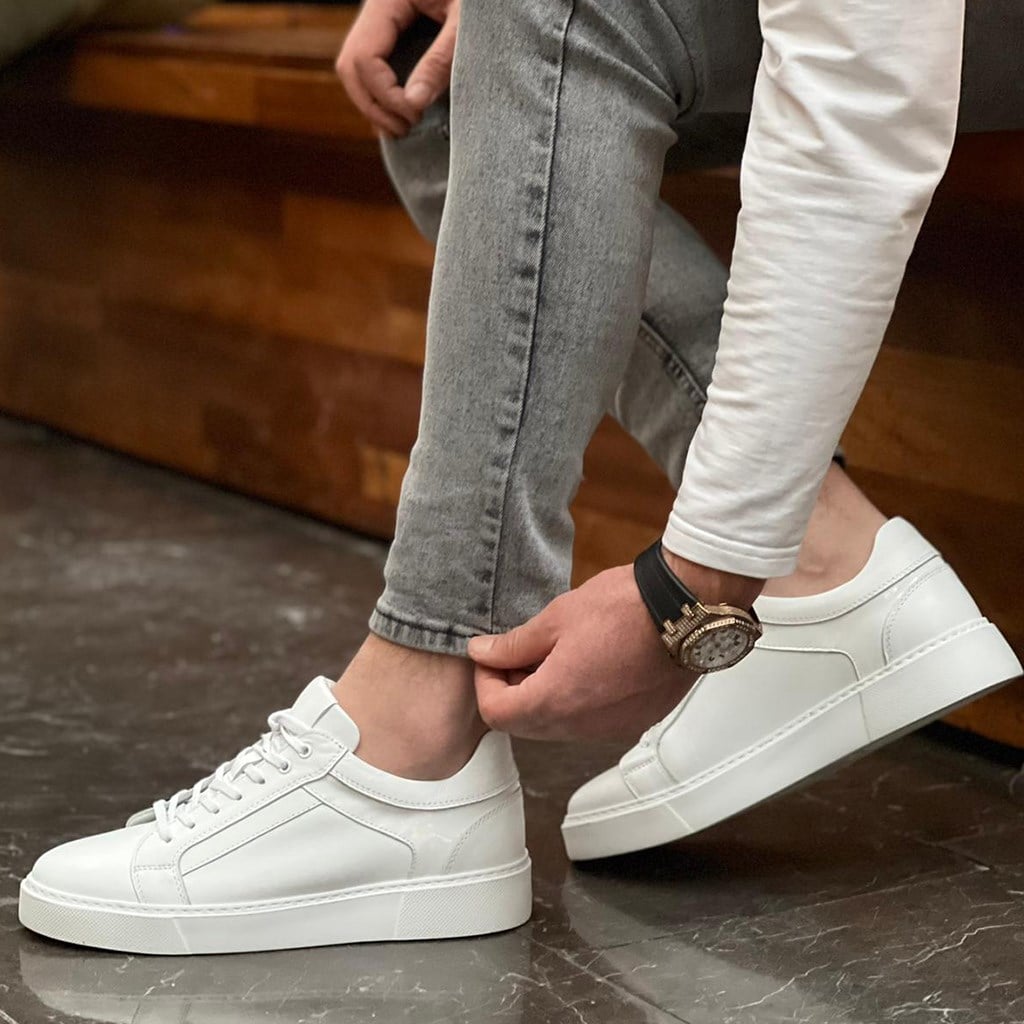 Sail Lakers - Beyaz Deri Erkek Sneaker
