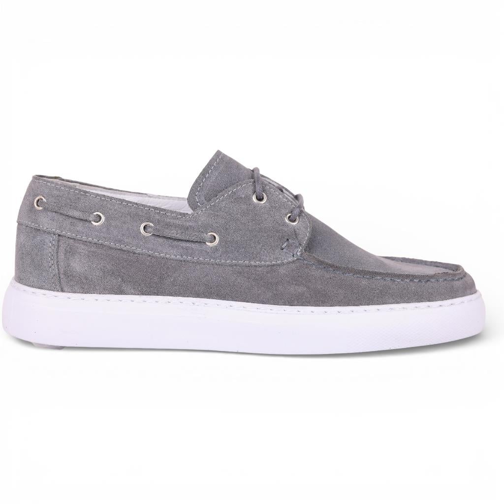 Erkek LoaferSail Lakers - Gri Süet Erkek Günlük AyakkabıYK      101-8032-GOM205 R9 GRI SUET