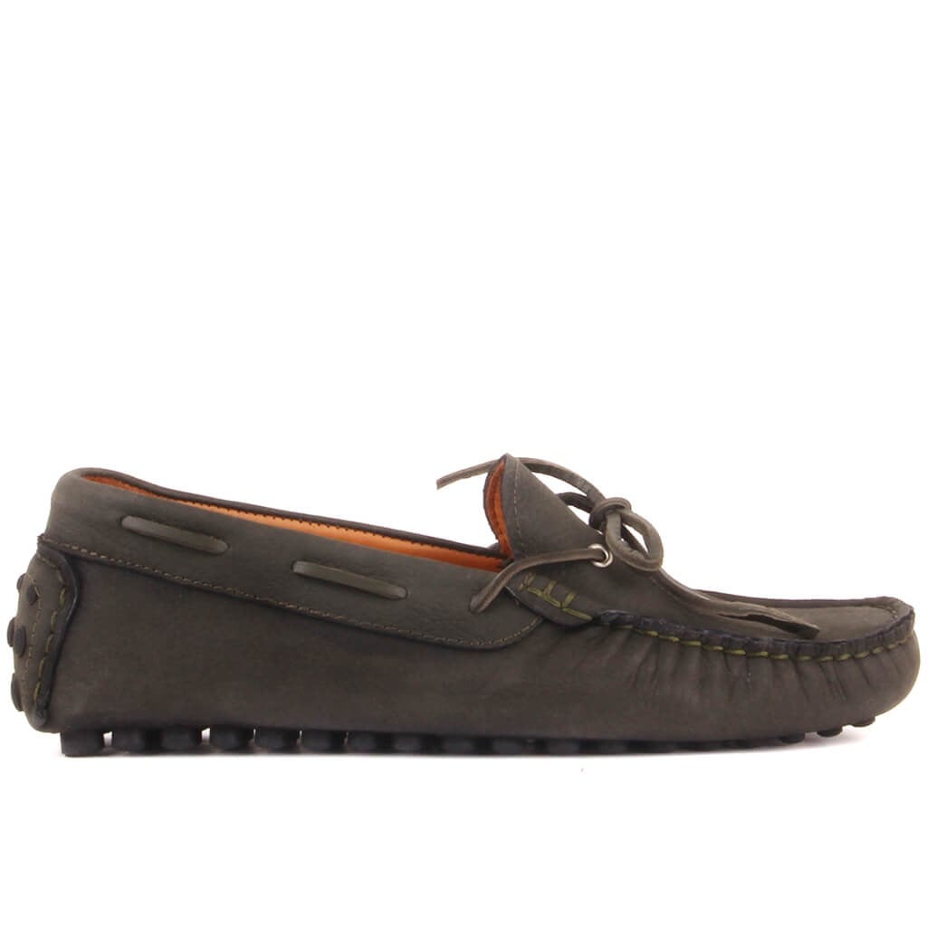 Sail Lakers - Haki Nubuk Erkek Loafer