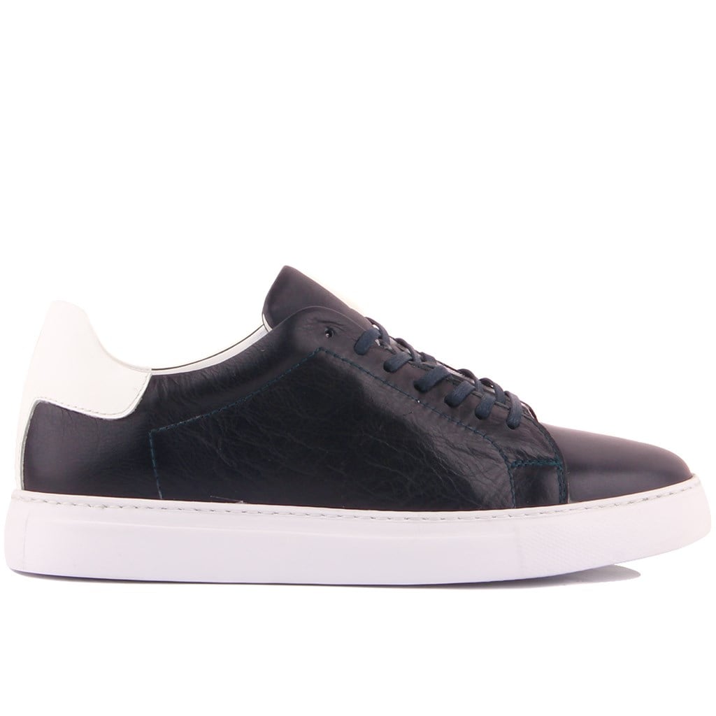 Sail Lakers - Lacivert, Beyaz Deri Erkek Sneaker