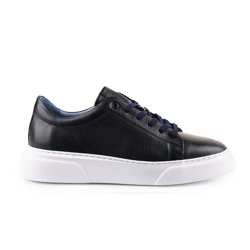 SneakersSail Lakers - Lacivert Deri Bağcıklı Erkek Günlük Ayakkabı 101-1032-LF02101-1032-LF02 R3 LACIVERT FLOTER