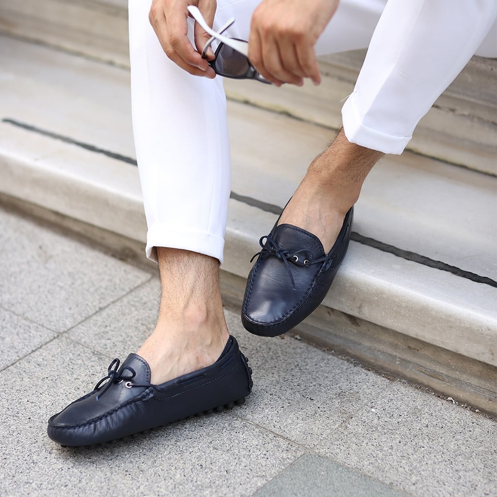 Sail Lakers - Lacivert Deri Erkek Loafer