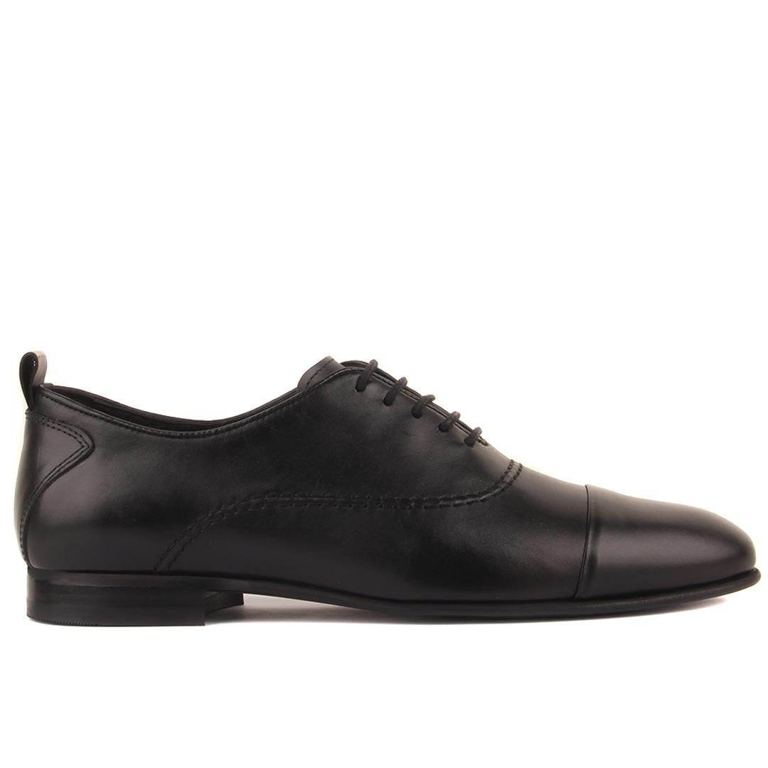 KlasikSail Lakers - Siyah Deri Erkek Klasik Ayakkabı101-3413-11464M R61 SIYAH SCOTCH(SIYAH)