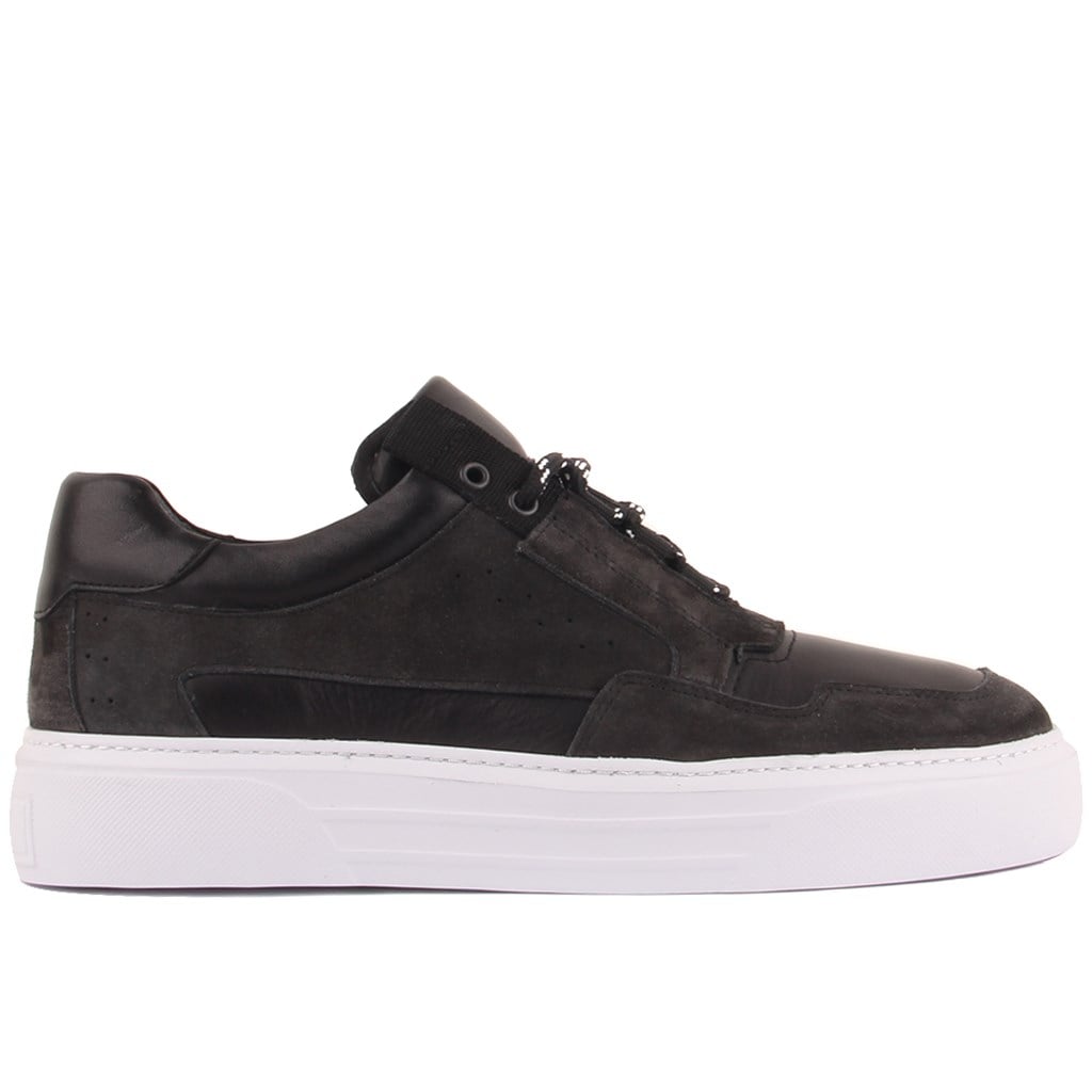 Sail Lakers - Siyah Süet, Deri Erkek Sneaker