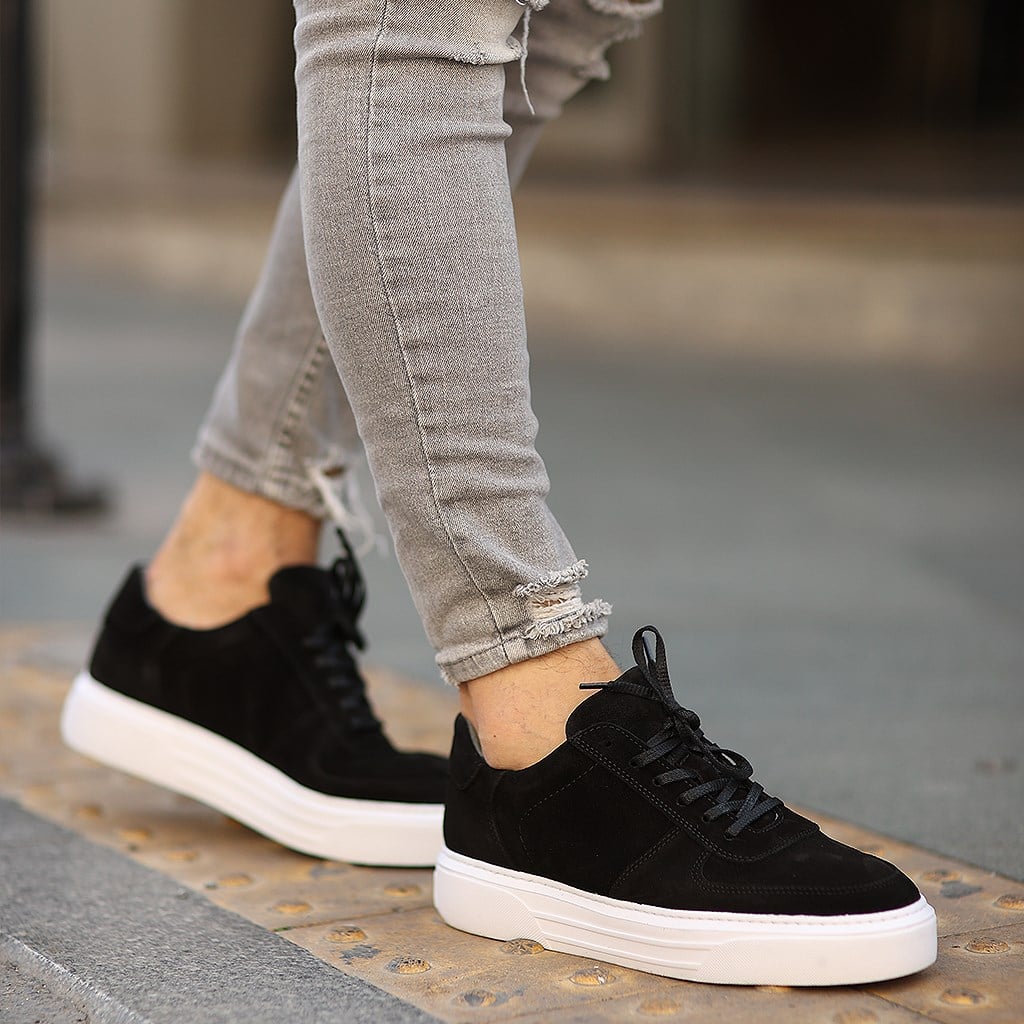 Sail Lakers - Siyah Süet Deri Erkek Sneaker