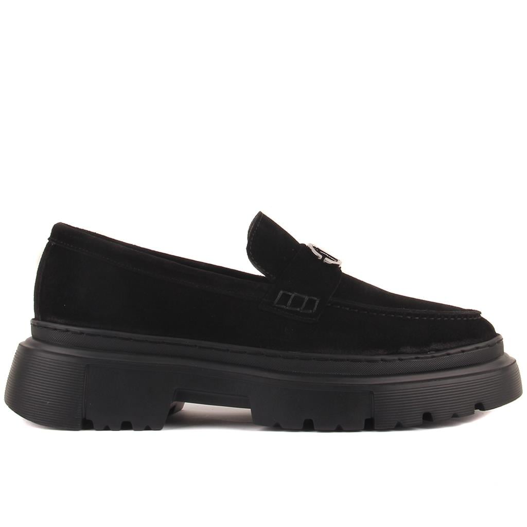 Günlük Sail Lakers - Siyah Süet Erkek Sneaker101-9048-H1308 R1 SIYAH SUET