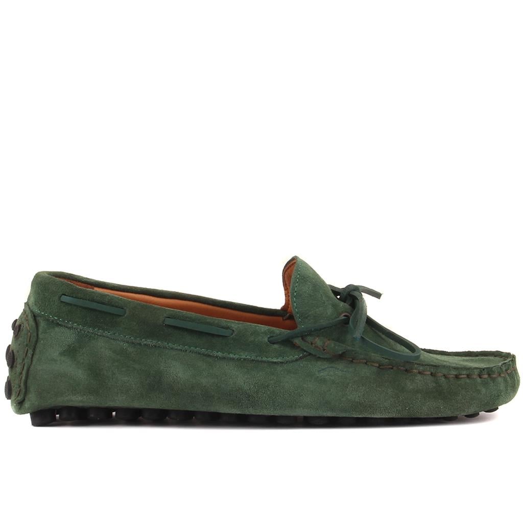 Sail Lakers - Yeşil Süet Erkek Loafer