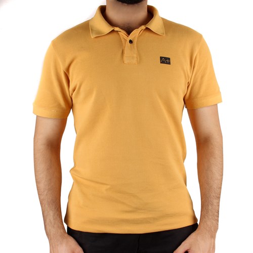 A+ Naples Erkek Sarı Renk Polo Yaka T-shirt 312-NAPLES R5 GOLDEN GLOW