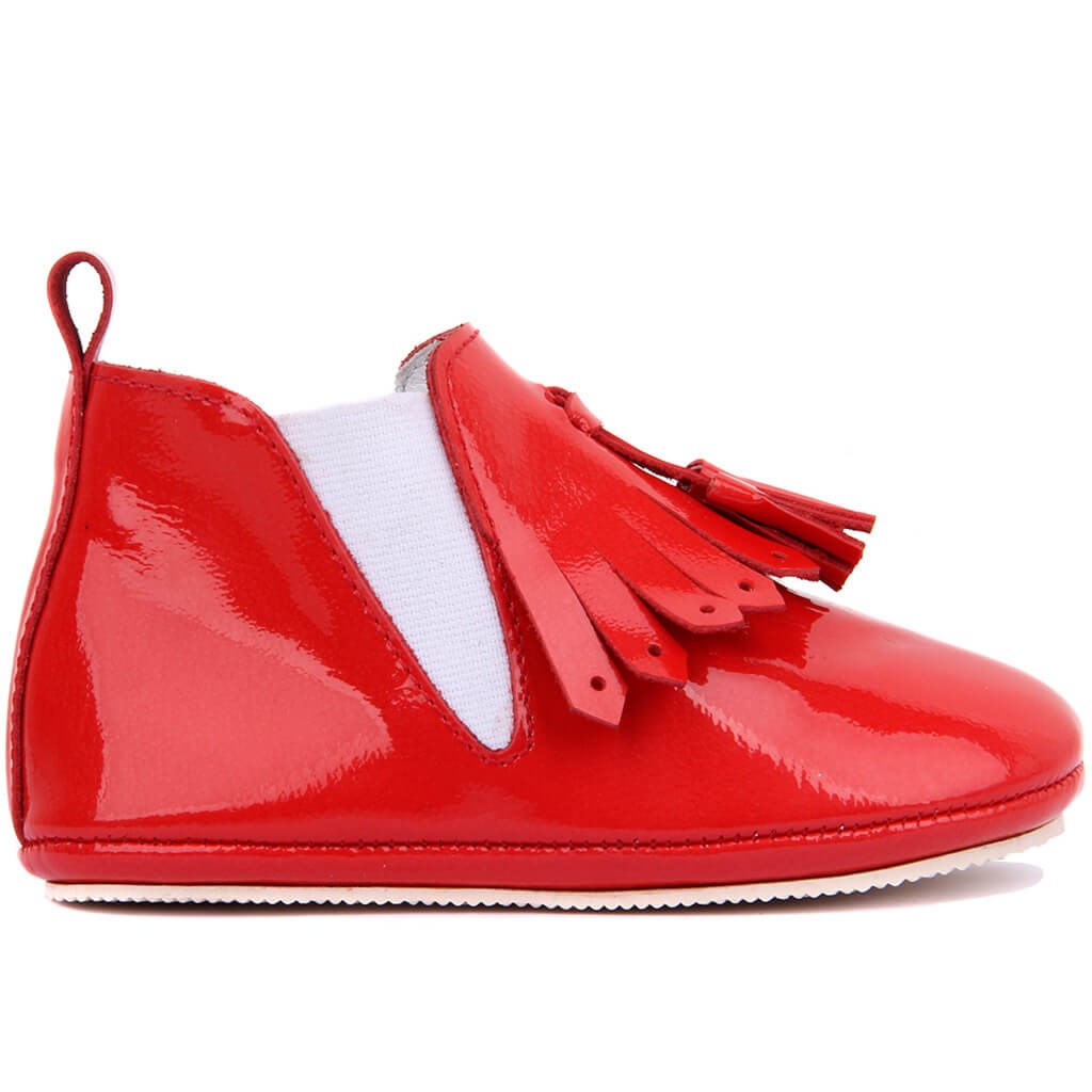 Sail Lakers - Kırmızı Rugan Bebek Ayakkabısı 112-0150-RUBBER R31